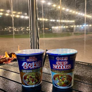 NISSIN 닛신 컵누들  4종 - 씨푸드오리지날, 씨푸드 스파이시, 씨푸드 커리, 씨푸드 XO소스 — 5점을 준 리뷰어가 2022년 11월 올린 사용 사진