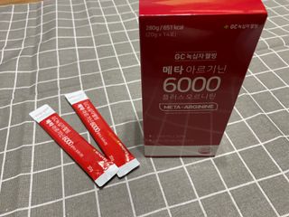 메타아르기닌 GC녹십자웰빙 메타 아르기닌 6000 플러스 오르니틴 — 5점을 준 리뷰어가 2022년 6월 올린 사용 사진