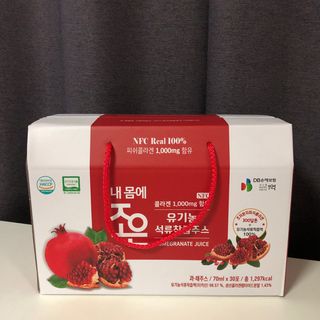 농업회사법인조은 유기농 석류 NFC 착즙주스 70ml 30포 — 5점을 준 리뷰어가 2021년 10월 올린 사용 사진