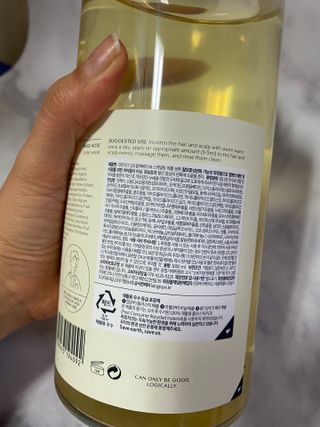 라로지크 X4 스케일링 퍼퓸 샴푸 1,000mℓ — 5점을 준 리뷰어가 2022년 1월 올린 사용 사진