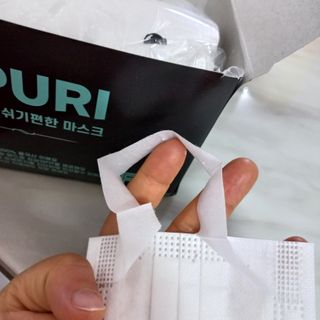 케이퓨리 KF80 덴탈 귀편한 숨쉬기편한 마스크 50매 — 5점을 준 리뷰어가 2023년 4월 올린 사용 사진