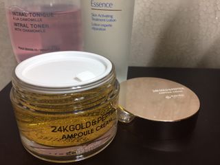 아이앤립 / EYENLIP 아이앤립 24K 골드 N 펩타이드 앰플 크림 — 5점을 준 리뷰어가 2021년 3월 올린 사용 사진
