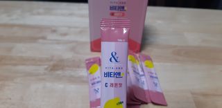 비타앤C 레몬맛, 망고맛 — 5점을 준 리뷰어가 2021년 4월 올린 사용 사진