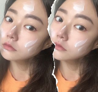 [닥터문] 프리미엄 알로에베라 선크림 500ml — 5점을 준 리뷰어가 2022년 6월 올린 사용 사진