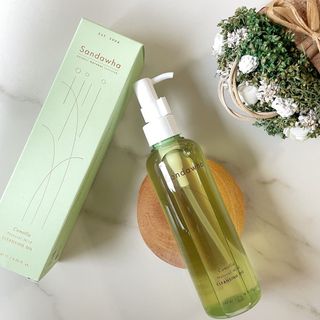 스킨큐어 산다화 순한 클렌징 동백 오일 200ml — 5점을 준 리뷰어가 2023년 4월 올린 사용 사진