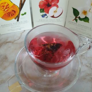 딜라이트 프로젝트 블렌딩티 우엉호박티, 히비후르츠티, 쟈스민캐모티 — 5점을 준 리뷰어가 2021년 7월 올린 사용 사진