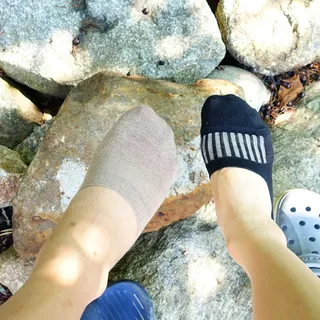 [사이즈가 있는 양말 필로이]남자 덧신 6족 선물 세트_나를 위한 선물or마음을 전하는 선물【 S, M, L, XL】 — 5점을 준 리뷰어가 2022년 6월 올린 사용 사진