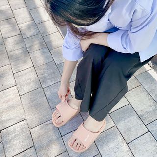 밸롭 칼로링 다이어트 지압슬리퍼 — 5점을 준 리뷰어가 2021년 5월 올린 사용 사진