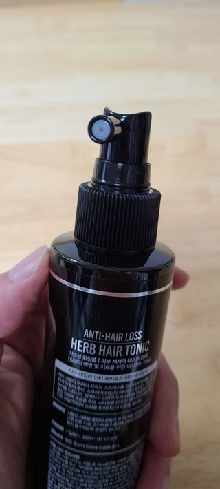 다슈코리아 다슈 데일리 안티 헤어로스 허브 헤어토닉 150ml — 5점을 준 리뷰어가 2021년 2월 올린 사용 사진