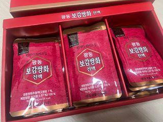 광동생활건강 [광동]진하고 깊은 풍미, 광동 보감쌍화진액 100mL * 18포 — 5점을 준 리뷰어가 2024년 8월 올린 사용 사진