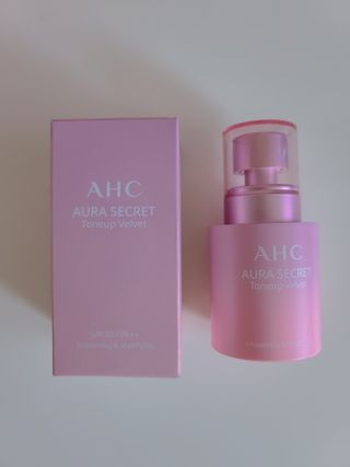 AHC 아우라 시크릿 톤업 벨벳 — 5점을 준 리뷰어가 2021년 4월 올린 사용 사진