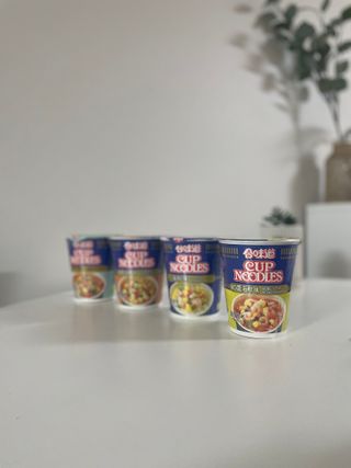 NISSIN 닛신 컵누들  4종 - 씨푸드오리지날, 씨푸드 스파이시, 씨푸드 커리, 씨푸드 XO소스 — 3점을 준 리뷰어가 2021년 11월 올린 사용 사진