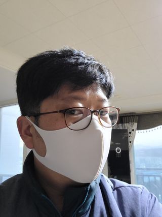 [에이블밤부] 리퓨어 쿠퍼 마스크 10color — 5점을 준 리뷰어가 2021년 2월 올린 사용 사진