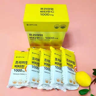 서울약사신협 프리미엄 비타민C 1,000mg_2.5g x 50포 — 4점을 준 리뷰어가 2021년 10월 올린 사용 사진