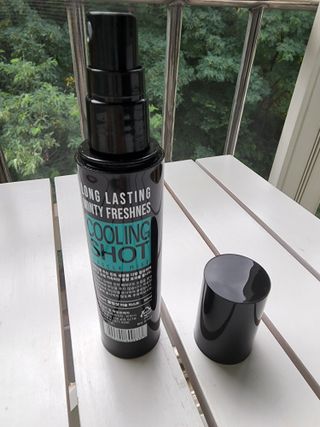 [스포츠 미스트] 쿨링샷 머슬 미스트(50ml) — 5점을 준 리뷰어가 2022년 7월 올린 사용 사진