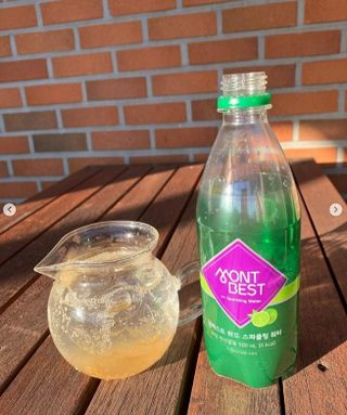 몽베스트 Montbest with Sparkling water Lime20병 — 5점을 준 리뷰어가 2022년 11월 올린 사용 사진