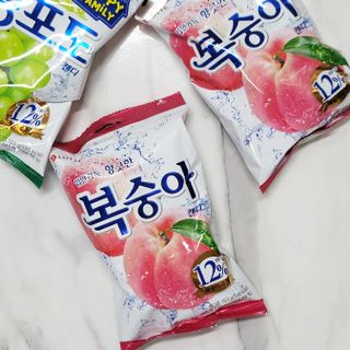 청포도캔디 복숭아캔디 — 5점을 준 리뷰어가 2022년 11월 올린 사용 사진