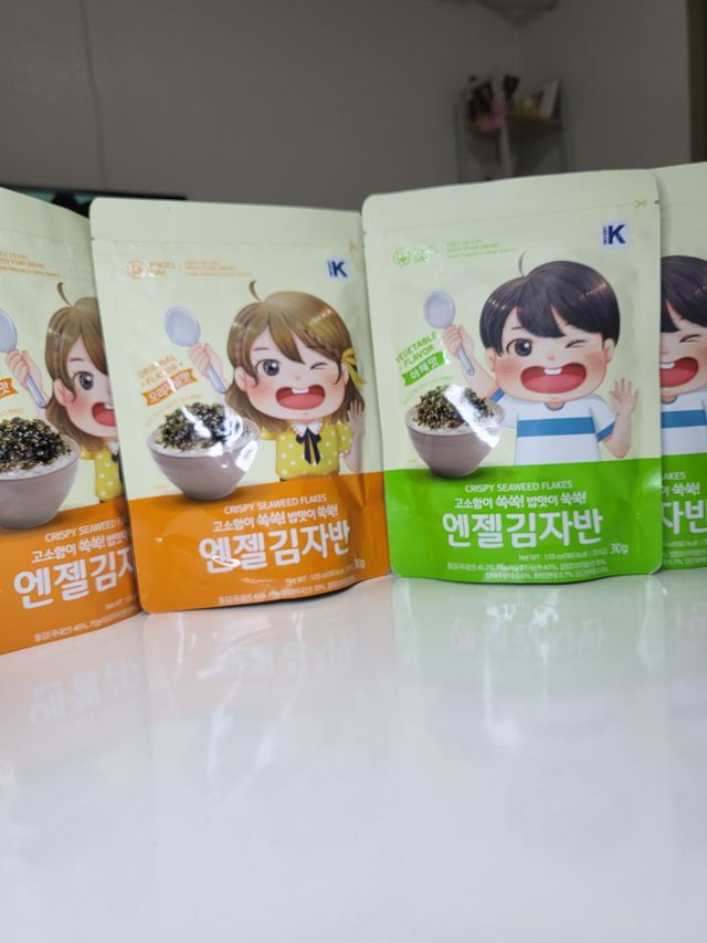 엔젤김 유기농 어린이 김자반 30gx4봉 리뷰 사진