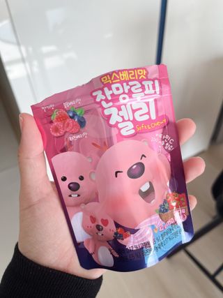 [팔도] 잔망루피젤리 믹스베리맛 42g 8개 — 5점을 준 리뷰어가 2022년 1월 올린 사용 사진