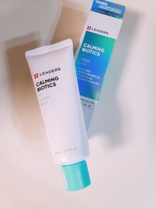 리더스코스메틱 리더스 카밍 바이오틱스 크림 마스크 — 5점을 준 리뷰어가 2021년 3월 올린 사용 사진