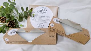 노플(NOPL) 노플 친환경 바이오 산화 생분해  항균 일회용 위생 비닐장갑 100매 + 지퍼백 소형, 대형 — 5점을 준 리뷰어가 2021년 10월 올린 사용 사진