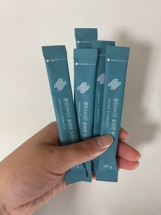 클린24시간 슬림앤유산균 1박스 (3.5g X 15포) — 4.5점을 준 리뷰어가 2022년 12월 올린 사용 사진