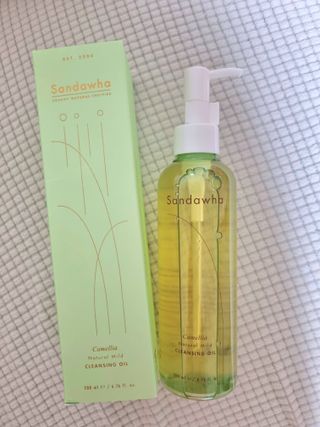 스킨큐어 산다화 순한 클렌징 동백 오일 200ml — 5점을 준 리뷰어가 2023년 4월 올린 사용 사진