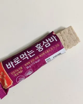 씨알푸드 건강기능식품 6년근 홍삼 함유, 바로먹는 홍삼바 30g 12개입 — 4.5점을 준 리뷰어가 2022년 3월 올린 사용 사진