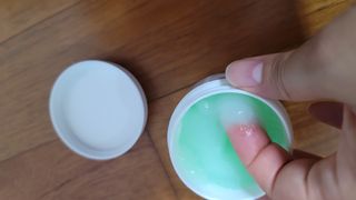 [녹산] 그린 솔루션 멀티 수분 앰플 + 그린 솔루션 멀티 수분크림 — 5점을 준 리뷰어가 2022년 10월 올린 사용 사진