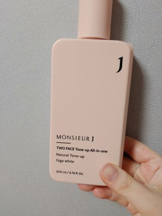 [정우성의 올인원] 무슈제이 투 페이스 톤 업 올인원 / 남자화장품 브랜드 — 5점을 준 리뷰어가 2021년 3월 올린 사용 사진