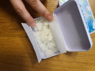 [아이스칩스] 무설탕 비건 자일리톨 캔디 7종 2개기준 — 5점을 준 리뷰어가 2021년 6월 올린 사용 사진
