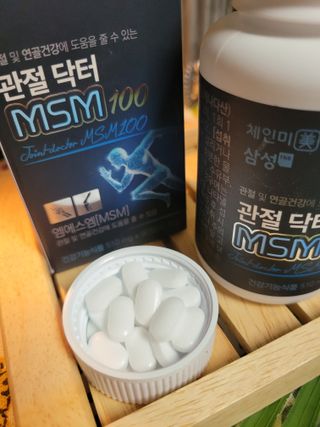 체인미 관절 및 연골건강에 도움을 줄수있는 관절닥터 MSM100 — 5점을 준 리뷰어가 2021년 11월 올린 사용 사진