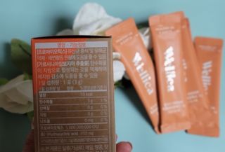 웰리카 다이어트 프로바이오틱스 10포 — 4.5점을 준 리뷰어가 2021년 3월 올린 사용 사진