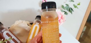 BLENDY'S 핑크 스무디+블론디 스무디 — 5점을 준 리뷰어가 2021년 10월 올린 사용 사진