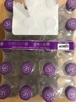 몽베스트 [MONTBEST] 330mL 20병 — 5점을 준 리뷰어가 2021년 10월 올린 사용 사진