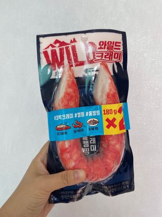 한성기업 와일드 크래미 — 5점을 준 리뷰어가 2021년 10월 올린 사용 사진