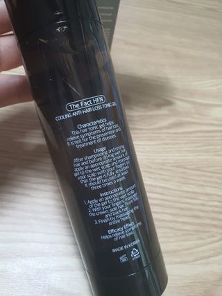 The Fact 더팩트 에이치에프엔 쿨링 안티헤어로스 토닉 젤 150ml — 5점을 준 리뷰어가 2022년 6월 올린 사용 사진