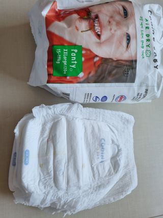 쿠잉 에어드라이  풀커버 팬티기저귀 (L/XL/XXL/XXXL) 1팩 — 5점을 준 리뷰어가 2023년 2월 올린 사용 사진