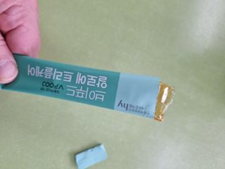 브이푸드 알로에 트리플케어 — 5점을 준 리뷰어가 2022년 4월 올린 사용 사진