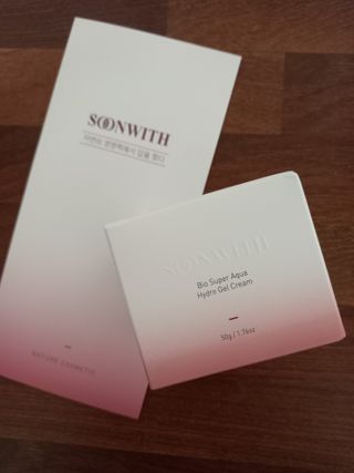 SOONWITH 바이오 수퍼 아쿠아 하이드로 젤 크림 — 4점을 준 리뷰어가 2021년 3월 올린 사용 사진
