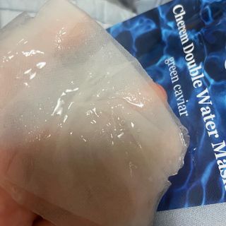 체르엠 그린 케비어 더블워터 마스크팩 5매입  2팩 — 4.5점을 준 리뷰어가 2021년 12월 올린 사용 사진