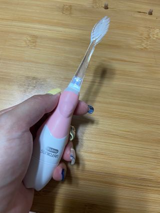 [오라덴스] 99.9 항균 칫솔모_키즈 진동칫솔 2,3단계 중 택 1 — 5점을 준 리뷰어가 2021년 7월 올린 사용 사진