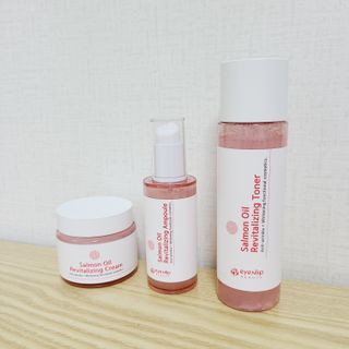 아이앤립 / EYENLIP 아이앤립 연어오일 리바이탈라이징 토너+앰플+크림 3종 세트 — 4점을 준 리뷰어가 2021년 5월 올린 사용 사진