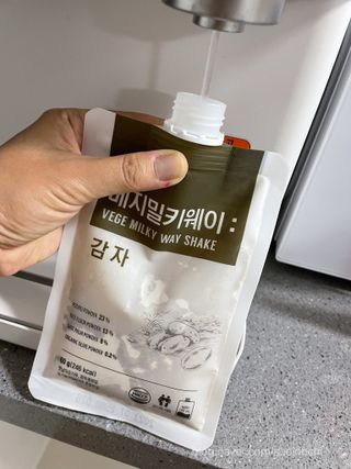 클린24시간 베지밀키웨이 감자 쉐이크 1세트 (5개) — 3.5점을 준 리뷰어가 2022년 10월 올린 사용 사진