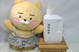 (주)바른양품 바른양품 친환경 세탁세제 1L — 5점을 준 리뷰어가 2022년 1월 올린 사용 사진
