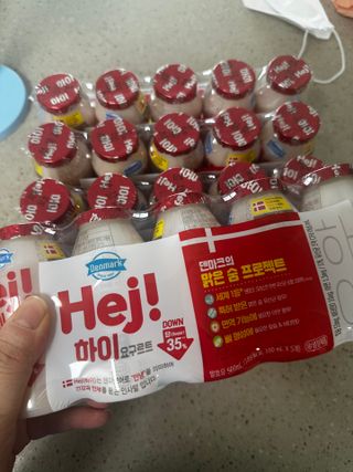 [구매평]덴마크 하이(Hej!) 브랜드 패키지(요구르트, 그릭요거트)only 로켓프레쉬 — 5점을 준 리뷰어가 2025년 4월 올린 사용 사진