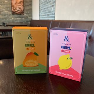 비타앤C 레몬맛, 망고맛 — 4.5점을 준 리뷰어가 2021년 6월 올린 사용 사진