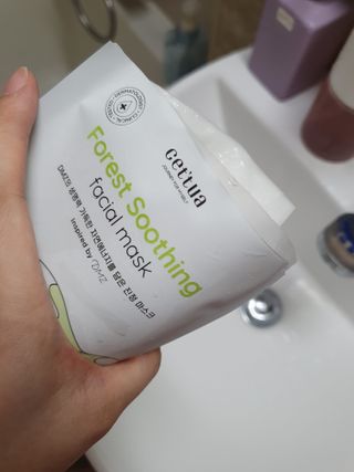 세뚜아(Cettua) 나우[세뚜아] 포레스트 수딩 마스크 Cettual Forest  Soothing Mask 4매 — 5점을 준 리뷰어가 2024년 3월 올린 사용 사진
