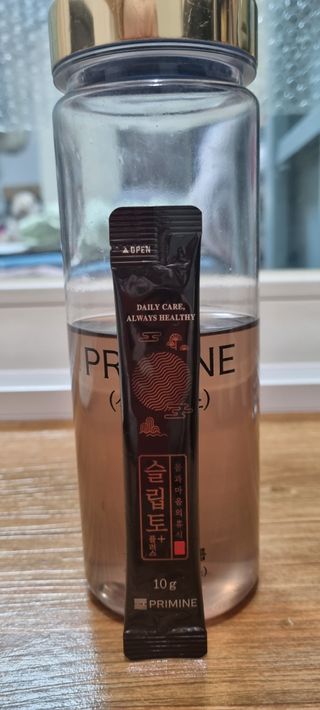 프리마인 자체 기업부설 연구소에서 찾아낸 건강한 수면의 비밀.  슬립토 플러스 30포 — 5점을 준 리뷰어가 2021년 10월 올린 사용 사진