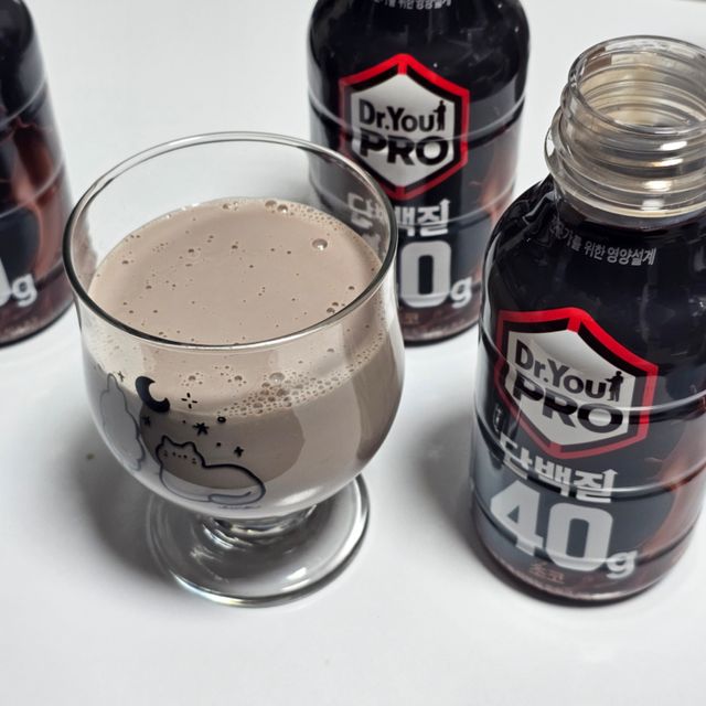 닥터유 프로 단백질드링크 40g 초코 리뷰 사진